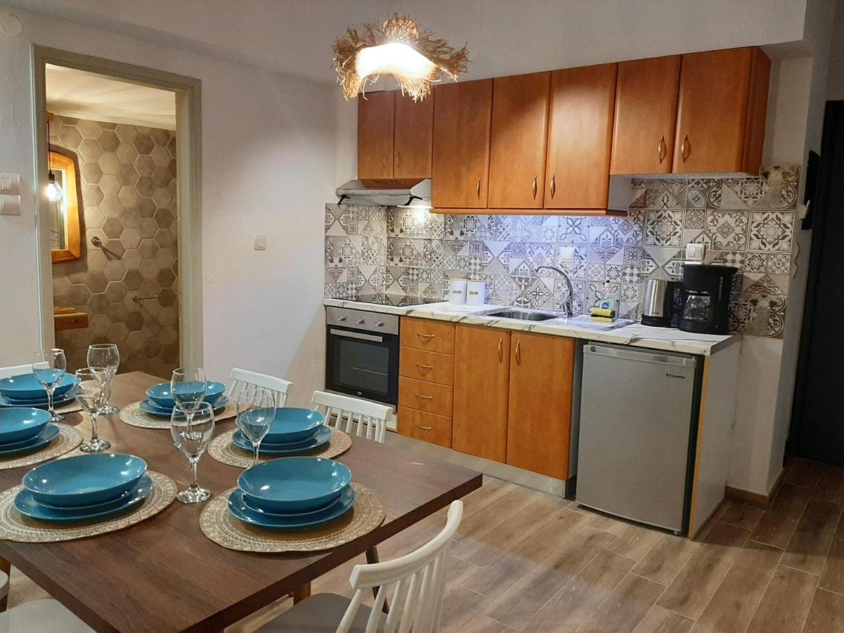 Σιντηίς- Sinties Apartment Moudhros Bagian luar foto